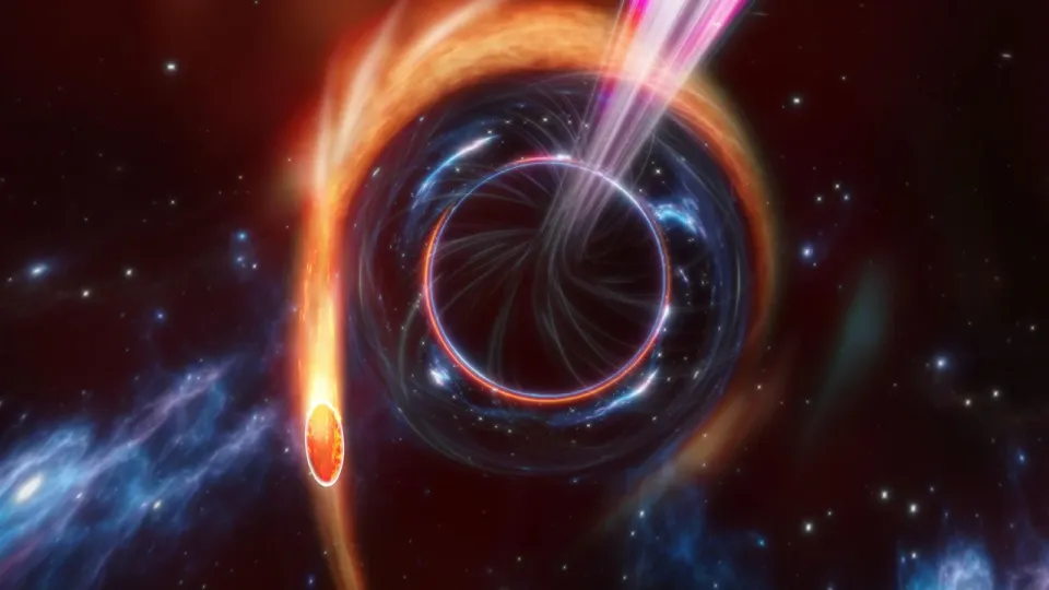 Rare 2022 cosmic event beamed light at Earth from 8.5 billion light-years away